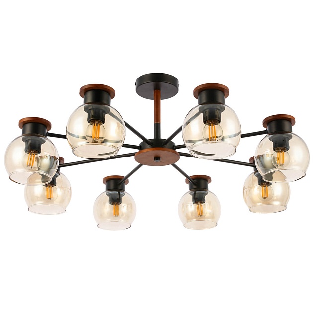 Потолочная люстра Evoluce Rasco SLE108102-08 изображение 1 Потолочная люстра Evoluce Rasco SLE108102-08 Фото № 1