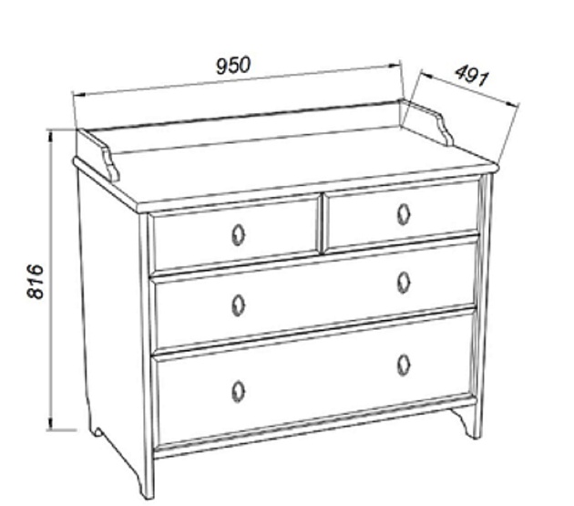 Комод Шведский Стандарт Вествик 4 414015002300 изображение 3 Комод Шведский Стандарт Вествик 4 414015002300 Фото № 3