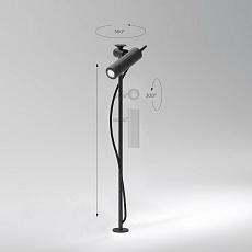 Садово-парковый светильник Elektrostandard Covert 35173/S черный a066694 1