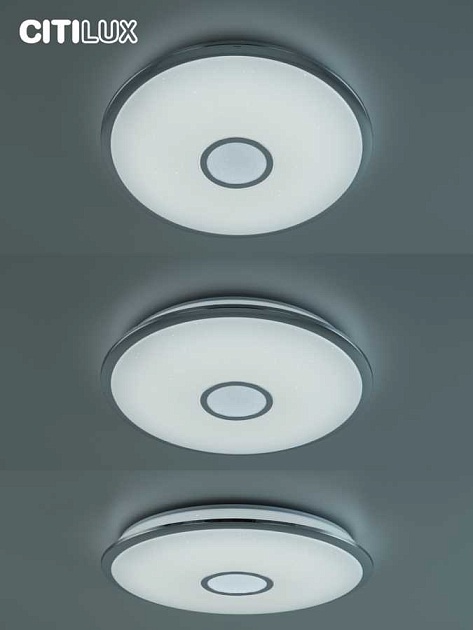 Потолочный светодиодный светильник Citilux Старлайт Смарт CL703A60G Фото № 6