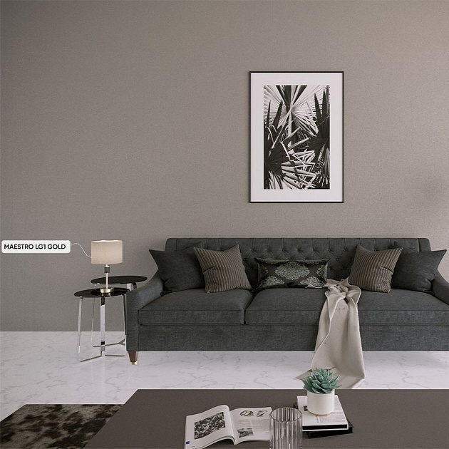 Настольная лампа Crystal Lux Maestro LG1 Gold Фото № 4