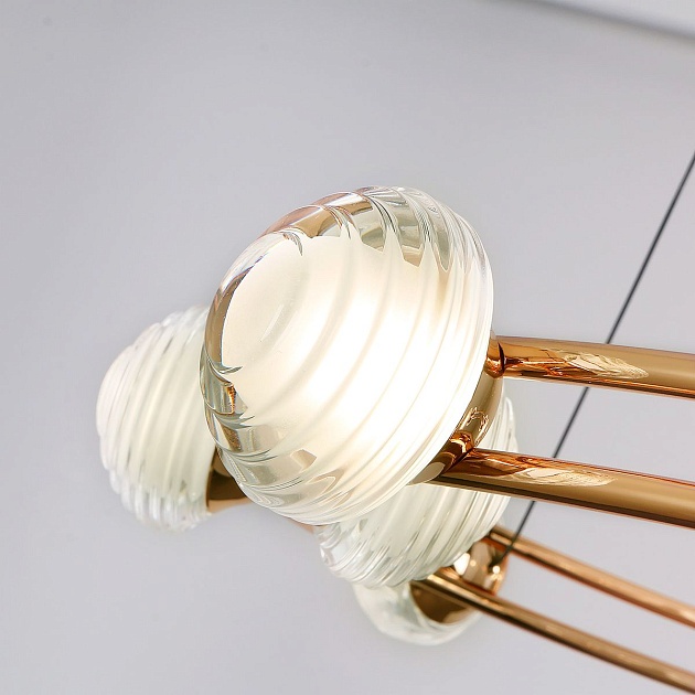 Подвесная светодиодная люстра Favourite Rondell 4382-15P изображение 3 Подвесная светодиодная люстра Favourite Rondell 4382-15P Фото № 3