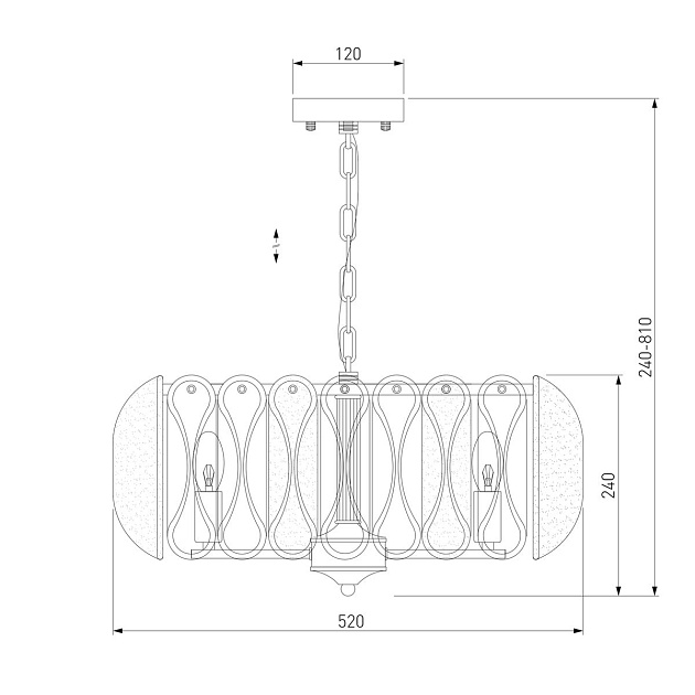 Подвесная люстра Bogates Callas 365/6 Фото № 2