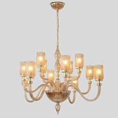 Подвесная люстра Crystal Lux SILVESTRO SP12 AMBER 1