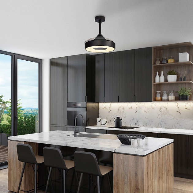 Потолочная светодиодная люстра-вентилятор Mantra COIN 8221 Фото № 3