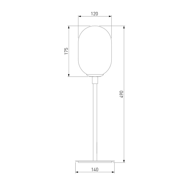 Настольная лампа Eurosvet Loona 01161/1 латунь изображение 2 Настольная лампа Eurosvet Loona 01161/1 латунь Фото № 2