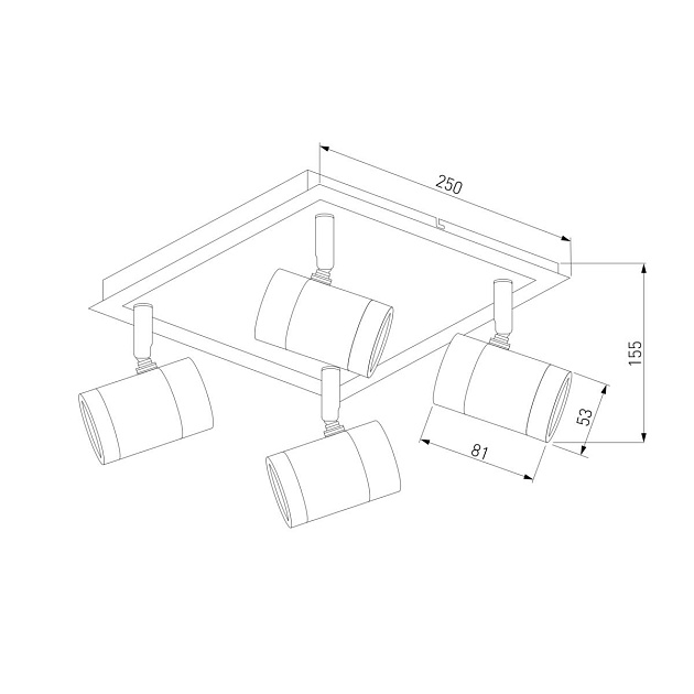 Потолочный светильник Eurosvet 20058/4 перламутровый сатин Фото № 2