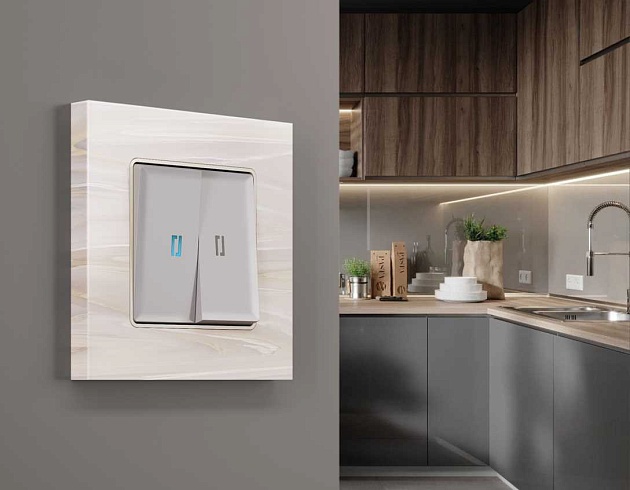 Лицевая панель выключателя AMBRELLA VOLT AP4040 изображение 2 Лицевая панель выключателя AMBRELLA VOLT AP4040 Фото № 2