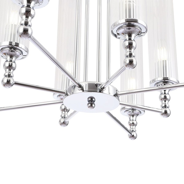 Подвесная люстра Crystal Lux Tomas SP8 D650 Chrome Фото № 3
