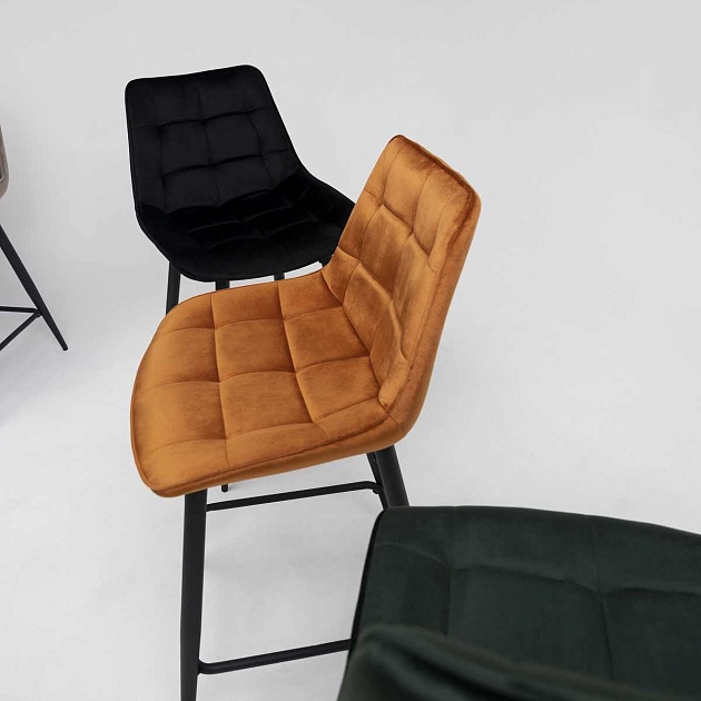 Полубарный стул AksHome Linx кирпичный, велюр 86210 Фото № 6