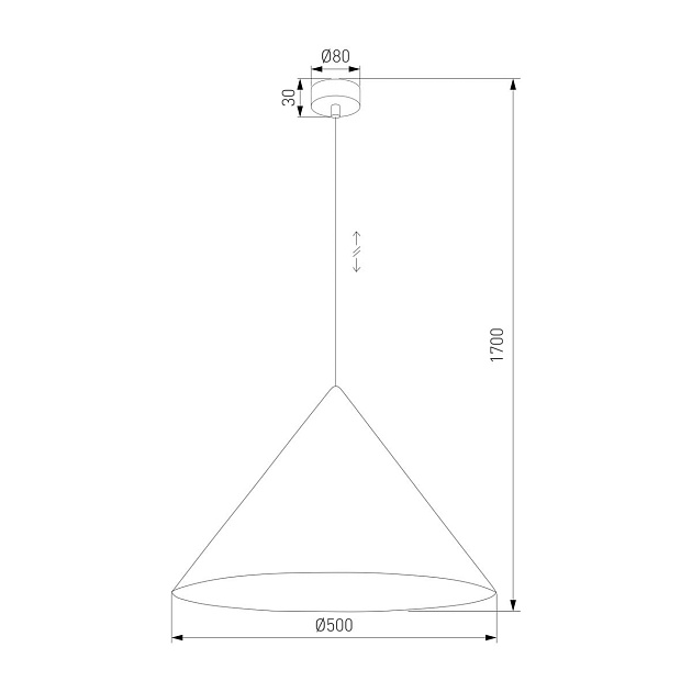 Подвесной светильник TK Lighting 10010 Cono Фото № 2