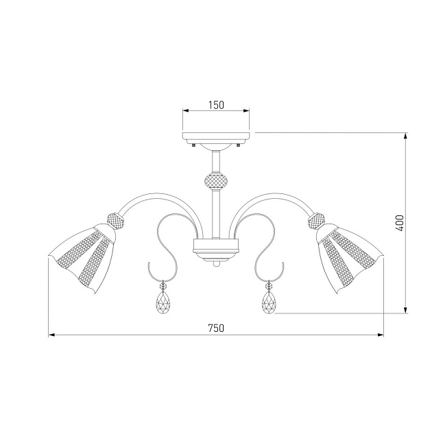 Потолочная люстра Eurosvet Floranse 30155/8 белый изображение 2 Потолочная люстра Eurosvet Floranse 30155/8 белый Фото № 2