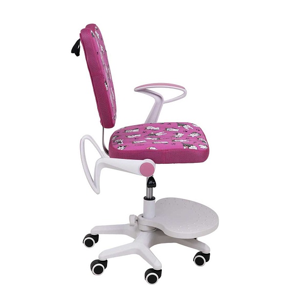 Детское кресло AksHome Catty фуксия с котятами, ткань 84764 изображение 12 Детское кресло AksHome Catty фуксия с котятами, ткань 84764 Фото № 12