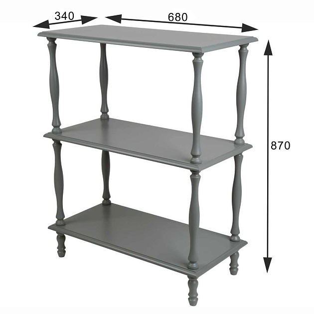Этажерка Мебелик П 9 006592 изображение 3 Этажерка Мебелик П 9 006592 Фото № 3