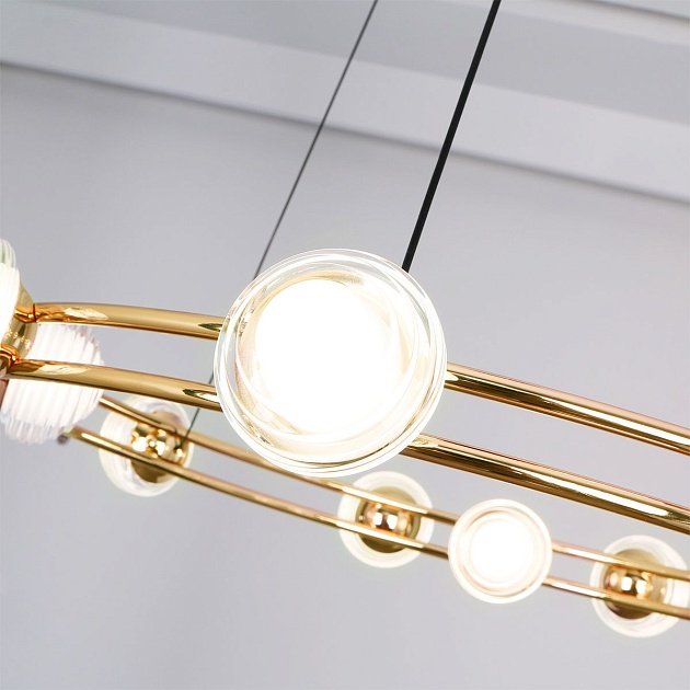 Подвесная светодиодная люстра Favourite Rondell 4382-12P изображение 3 Подвесная светодиодная люстра Favourite Rondell 4382-12P Фото № 3