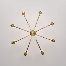 Подвесная люстра Eurosvet Rhyton 60167/8 латунь 2