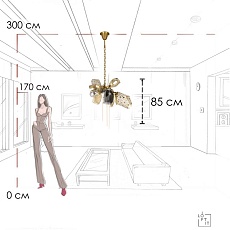 Подвесная люстра LOFT IT Britannica 10401/600S 3