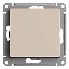 Переключатель одноклавишный перекрестный Systeme Electric AtlasDesign 10A 250V песочный ATN001271 1