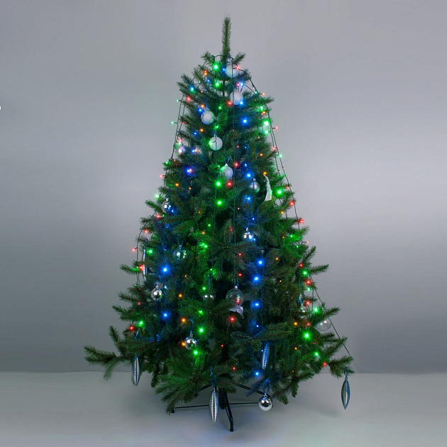 Светодиодная гирлянда Eurosvet занавес 230V 200-003 мульти Фото № 2