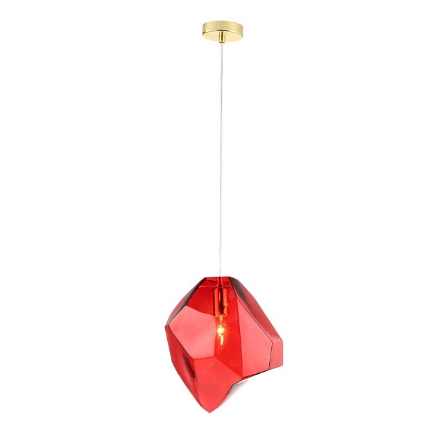 Подвесной светильник Crystal Lux NUESTRO SP1 GOLD/RED изображение 1 Подвесной светильник Crystal Lux NUESTRO SP1 GOLD/RED Фото № 1