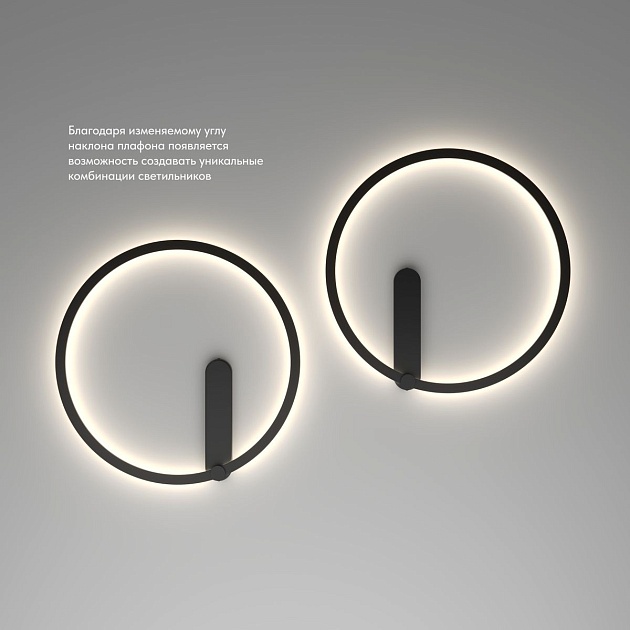 Настенный светодиодный светильник Denkirs Round DK5035-BK изображение 3 Настенный светодиодный светильник Denkirs Round DK5035-BK Фото № 3