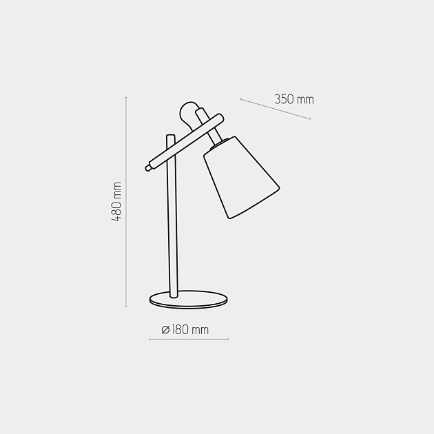 Настольная лампа TK Lighting 668 Vaio Grafit 1 изображение 3 Настольная лампа TK Lighting 668 Vaio Grafit 1 Фото № 3