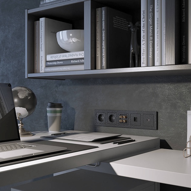 Акустическая розетка Werkel Hammer х4 черный W1285008 4690389163128 изображение 2 Акустическая розетка Werkel Hammer х4 черный W1285008 4690389163128 Фото № 2