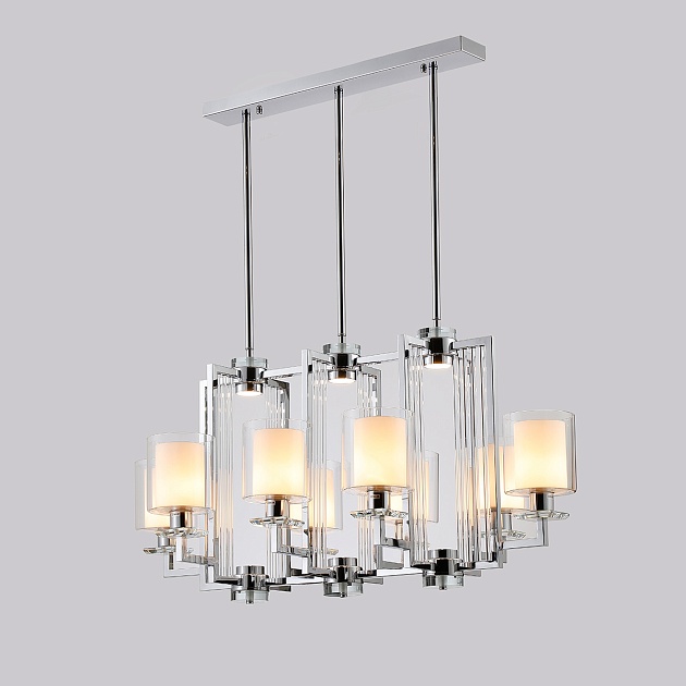 Подвесная люстра iLamp King RM6201-8P CR+CL Фото № 1