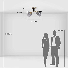 Люстра потолочная De City Клэр 463012402 1