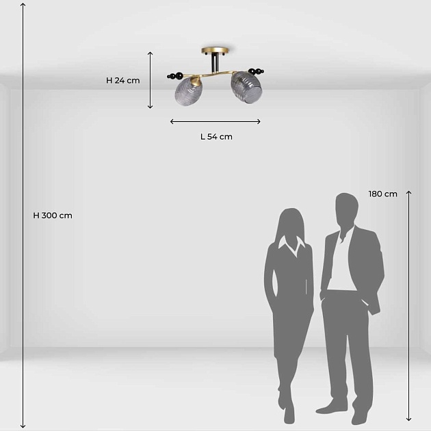 Люстра потолочная De City Клэр 463012402 Фото № 2