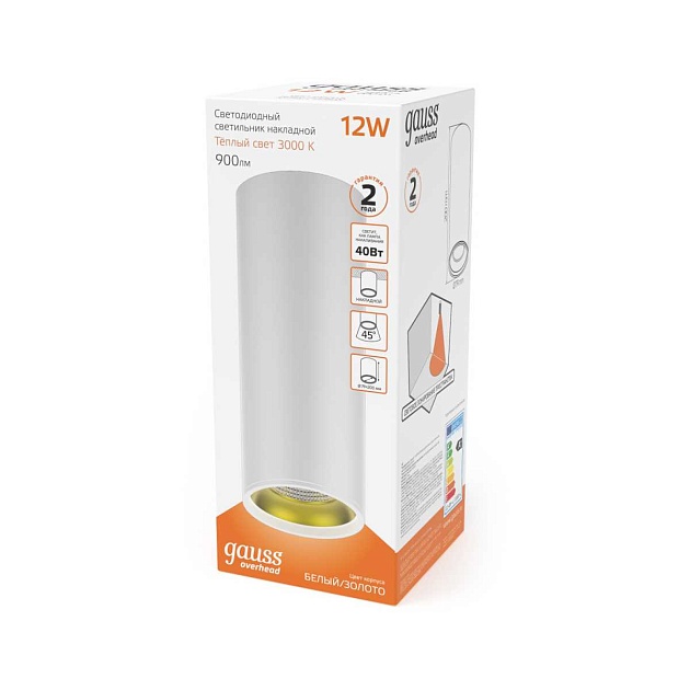 Потолочный светодиодный светильник Gauss Overhead HD012 Фото № 4