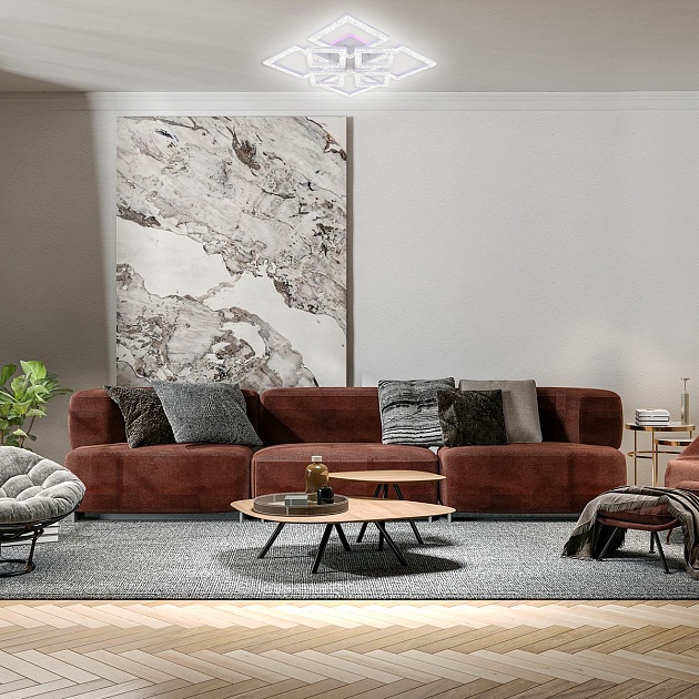 Потолочная светодиодная люстра Escada Aquarius 10287/8LED BL Фото № 7