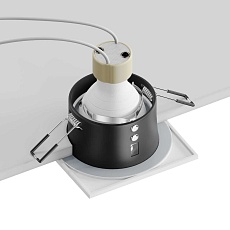 Встраиваемый светильник Hesby Lighting Nova IP44, 35Вт, GU10, белый HSBL_0136 2