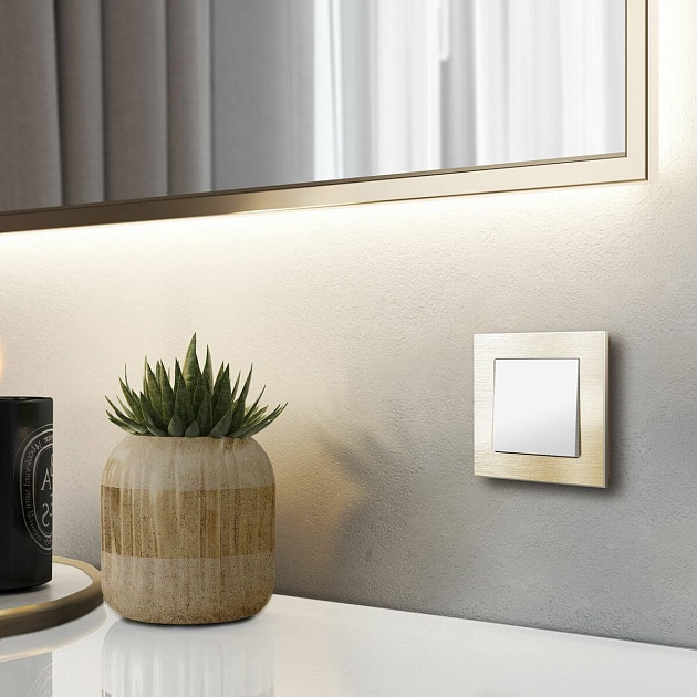 Выключатель одноклавишный проходной Werkel белый матовый W1112061 4690389184598 изображение 4 Выключатель одноклавишный проходной Werkel белый матовый W1112061 4690389184598 Фото № 4