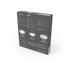 Встраиваемый светодиодный светильник Gauss Backlight Bubbles с подсветкой BL317 1