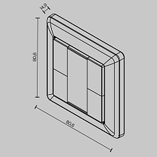 Панель управления Maytoni Lighting control 721040 2