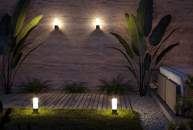 Ландшафтный светильник Maytoni Outdoor O418FL-01GR изображение 3 Ландшафтный светильник Maytoni Outdoor O418FL-01GR Фото № 3