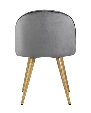 Кухонный стул Stool Group Лион Страйпс велюр серый DC-69030G HLR-21 3