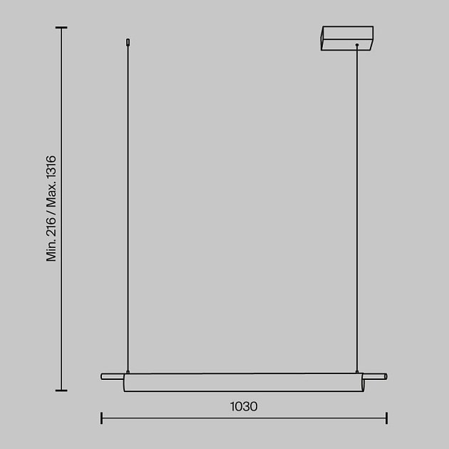 Подвесной светодиодный светильник Maytoni Loom MOD258PL-L20BS3K изображение 7 Подвесной светодиодный светильник Maytoni Loom MOD258PL-L20BS3K Фото № 7