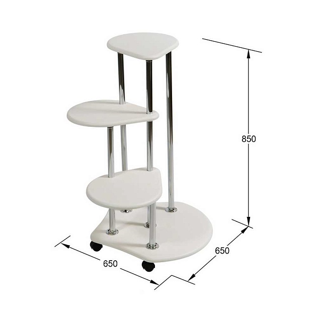 Подставка для цветов Мебелик Троечка 006304 Фото № 3