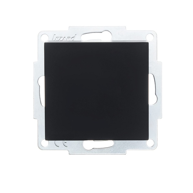 Выключатель Lezard Vesna черный 742-4288-100 Фото № 1