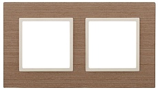 Рамка 2-постовая ЭРА Elegance 14-5302-07 Б0034572