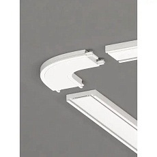 Соединитель шинопровода угловой закругленный ZZOK Nemo White N-LCR-WH 5