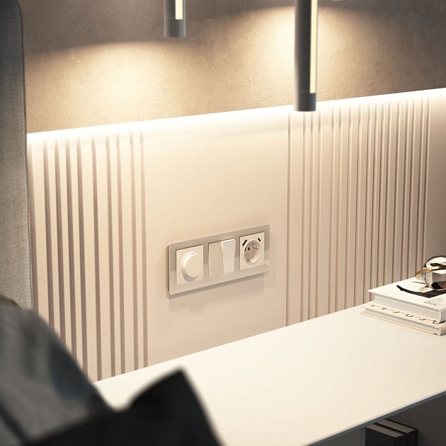 Диммер Werkel айвори акрил W1142043 4690389197079 Фото № 3