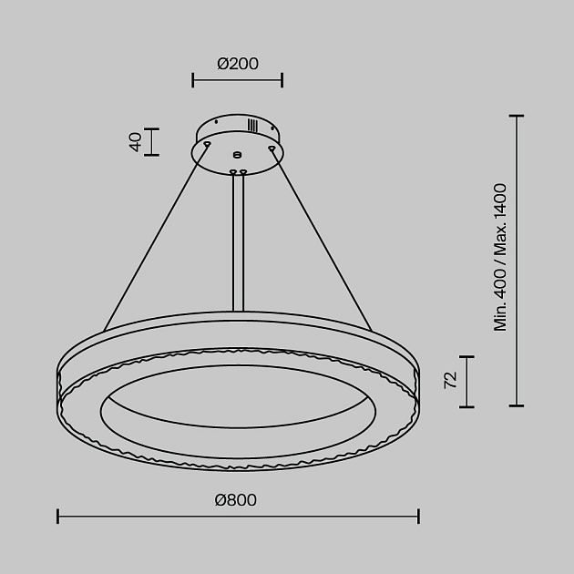Подвесная светодиодная люстра Modelux MS.9020.800 CR Фото № 7