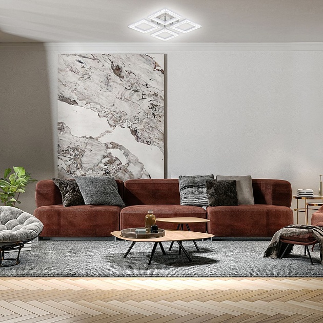 Потолочная светодиодная люстра Escada Aquarius 10287/4LED Фото № 7