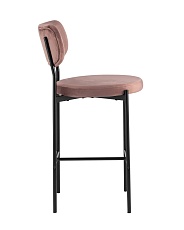 Полубарный стул Stool Group Барбара велюр пыльно-розовый CC-09006 HLR-44 3