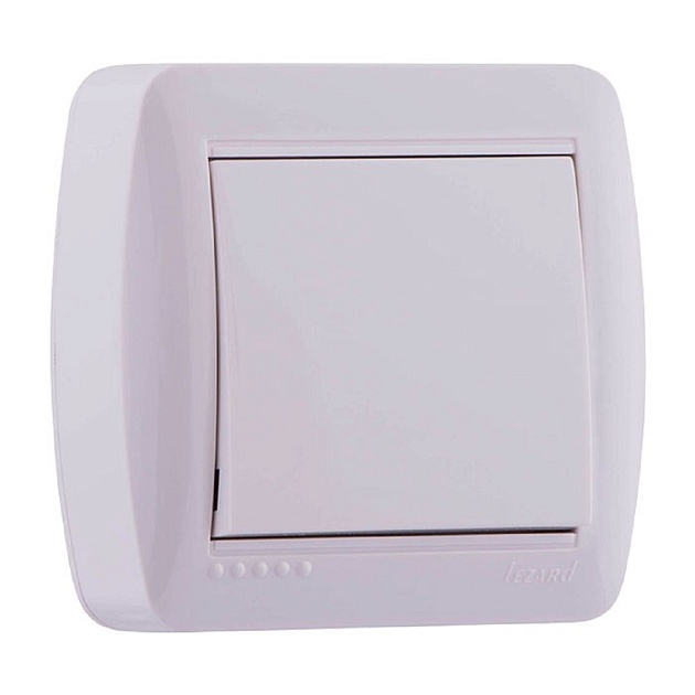 Выключатель Lezard Demet белый 711-0200-100 изображение 1 Выключатель Lezard Demet белый 711-0200-100 Фото № 1