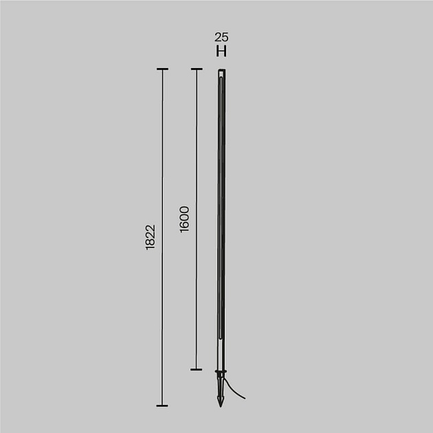 Уличный светодиодный светильник Maytoni Pole O440FL-L24GF3K Фото № 3