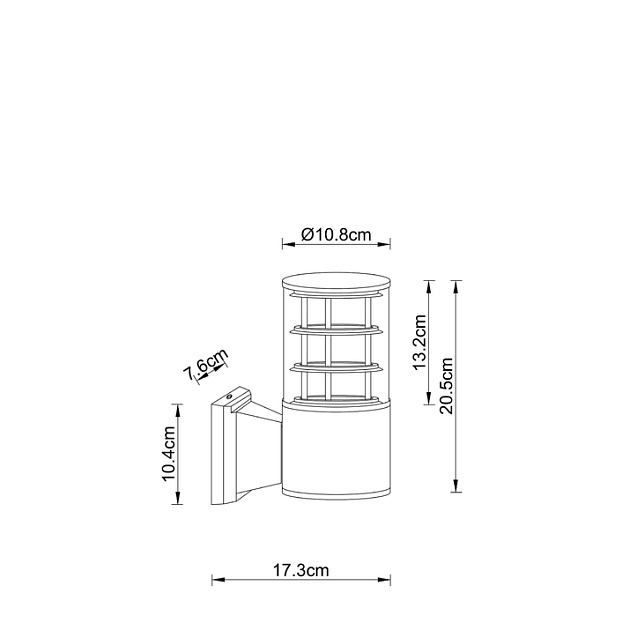 Уличный настенный светильник Arte Lamp Tokyo A5315AL-1BK Фото № 2